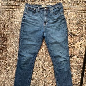 Madewell high rise slim boy jean